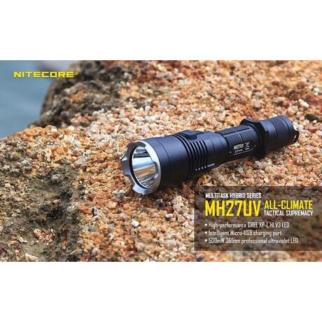 Φακός Led Nitecore Multi Task Hybrid MH27UV