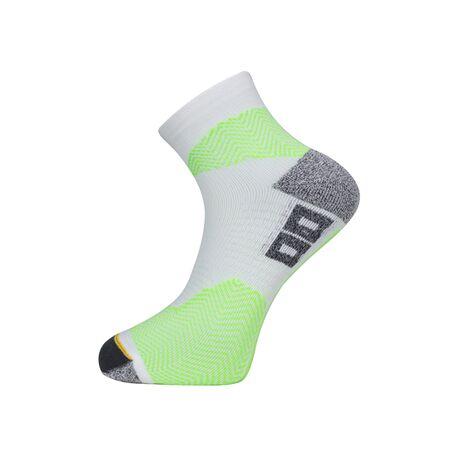 COM.RUNNING SOCKS RUN1 ΜΑΥΡΟ-ΠΟΡΤΟΚΑΛΙ M 39-42